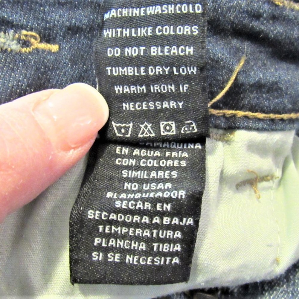 Blizzard Blue Distressed/Destroyed Overalls - Picture 15 of 15